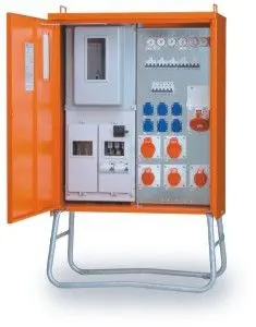 AMOIRE DE CHANTIER ORANGE (Raccordement 32A TRI, sorties diverses) 1.webp