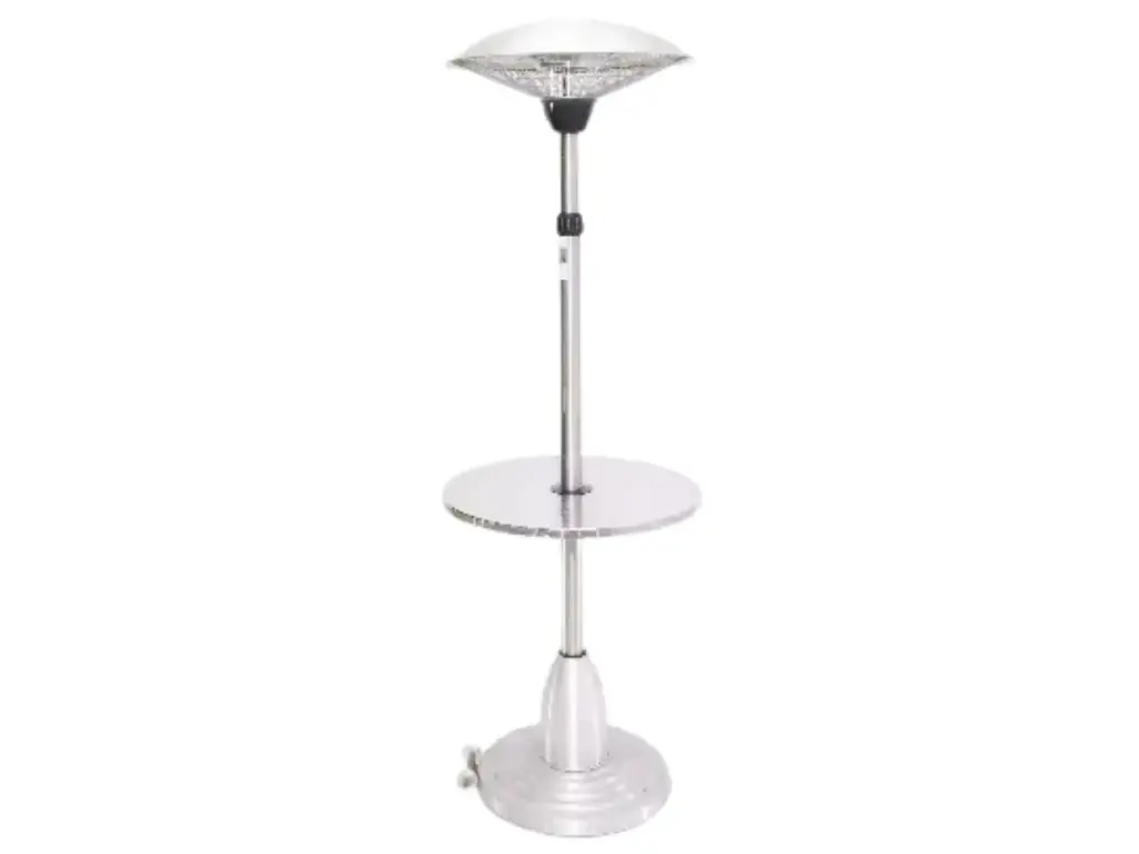 Electric patio heater \ 220v \ 2.2kw. Height 210cm + standing table top