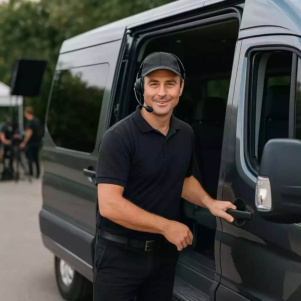 PRESTATION REGISSEUR CHAUFFEUR (+10ans exp) / JOURNEE