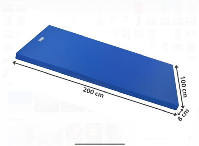 Tapis de gym 2m/1m
