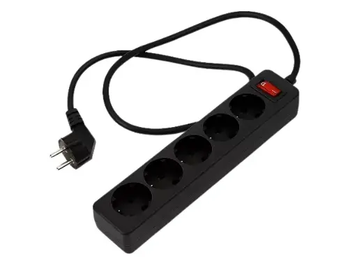[ELEC0003] Multiprise 220v noire (5p)